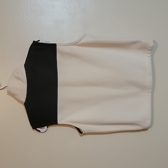 10,000 ft Above Sea Level Fleece Vest S Color block bone white and gray. - Picture 4 of 10